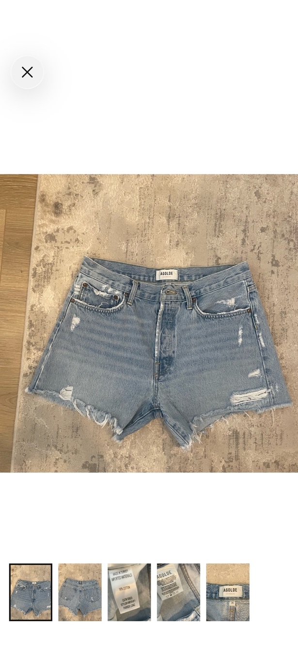 AGOLDE Long Parker Short Swapmeet
